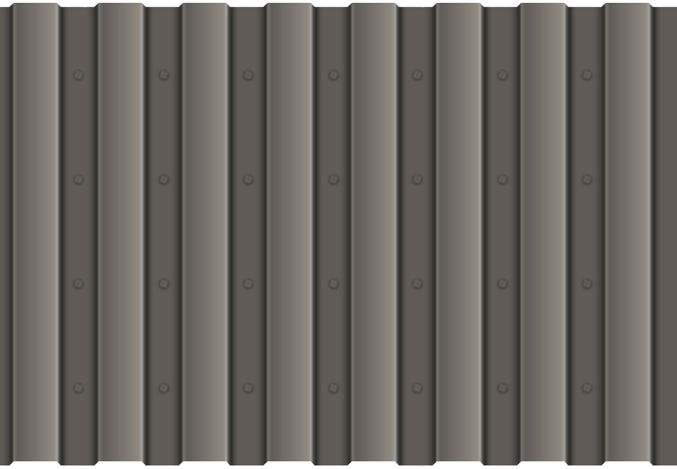 Taupe corrugated panel