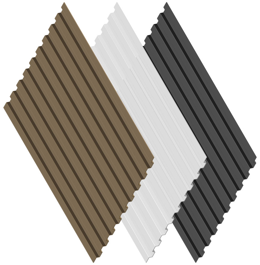 corrugated panels